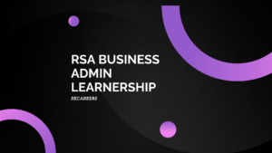 RSA Business Admin Learnership